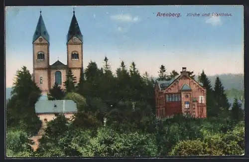 AK Arenberg, Kirche und Pfarrhaus