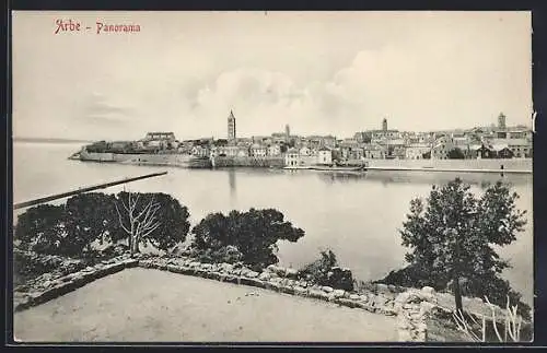 AK Arbe, Panorama über die Stadt