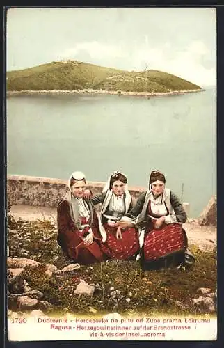 AK Dubrovnik, Hercegovke na putu od Zupe prama Lokrumu
