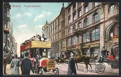 AK Berlin, Gasthof Kaiser-Keller, Friedrichstrasse