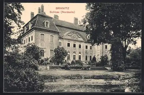 AK Branitz, Nordseite vom Schloss