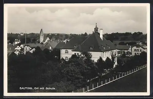 AK Gauting, Ortsansicht mit Schule