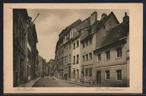 AK Berlin, Strassenpartie in der Petristrasse