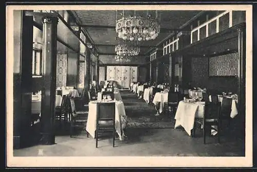 AK Berlin-Tiergarten, Gasthaus-Weinhaus Rheingold, Potsdamer Platz, Ebenholz-Saal