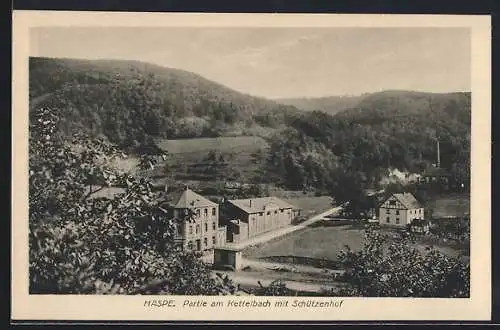 AK Haspe, Partie am Kettelbach mit Schützenhof