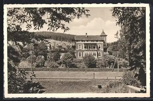 AK Manebach /Thür., Kurhotel von Oskar Franz