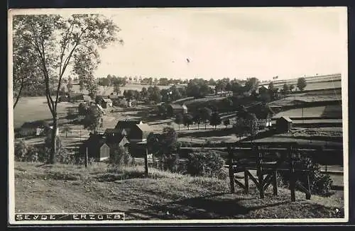 AK Seyde /Erzgeb., Ortsansicht von Aussichtspunkt gesehen