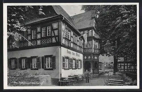 AK Koblenz, Weindorf, Restaurant Haus der Rosel