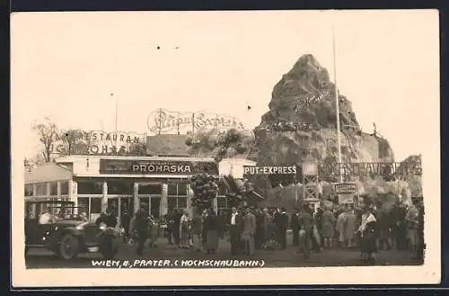 AK Wien, Wiener Prater, Hochschaubahn