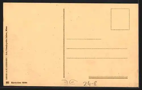 AK Messina, Il Terremoto del 1908, Regie Poste e Telegrafi in Via S. Martino, Erdbeben