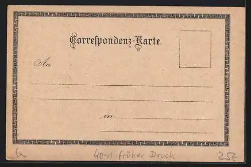 Lithographie Hättst Du auch Geld..., Geldsack und Bettelsack