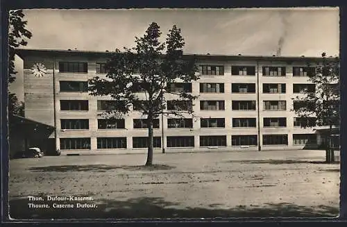 AK Thun, Blick auf die Dufour-Kaserne