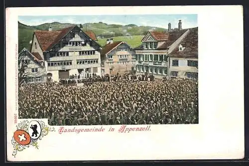 AK Appenzell, Versammlung zur Landsgemeinde, Wappen