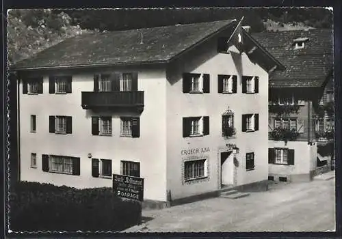 AK Tavanasa, Gasthaus Weisses Kreuz, Bes. Fam. Cantieni-Maissen