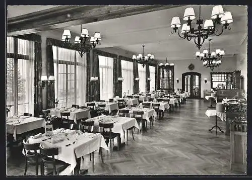 AK Brissago /Ticino, Hotel Brenscino SEV, Speisesaal