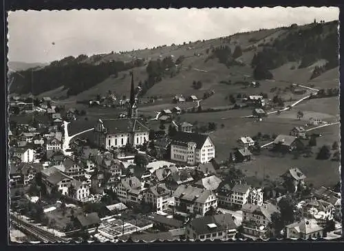 AK Schüpfheim, Ortsansicht vom Flugzeug aus