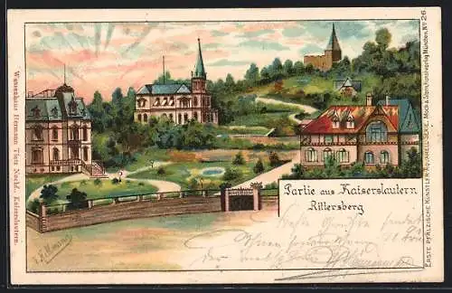 Künstler-Lithographie Kaiserslautern, Partie am Rittersberg