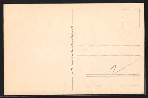 AK Hamburg-Harburg, Talpartie in der Haake