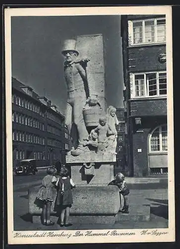 AK Hamburg, Kinder am Hummel-Brunnen