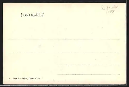 AK Berlin, Reichstagsgebäude und Bismarckdenkmal