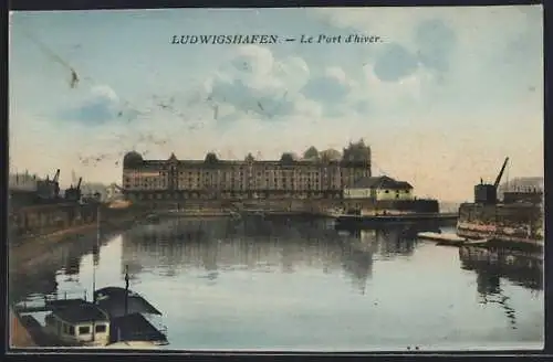 AK Ludwigshafen / Rhein, Le Port d`hiver