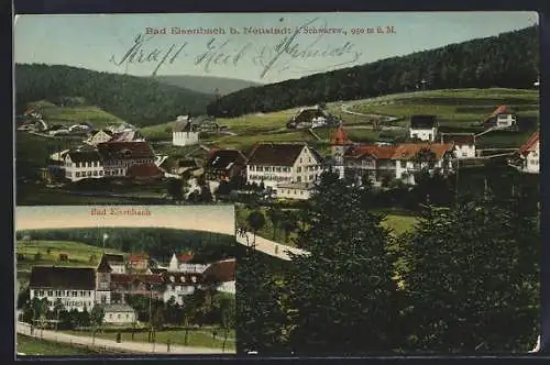 AK Bad Eisenbach, Teilansicht, Ortspartie