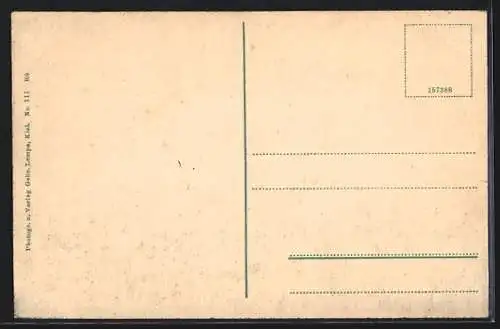 AK SM Linienschiff Elsass ankert vor einer Küste
