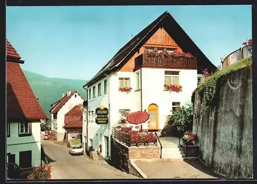 AK Forbach-Bermersbach, Gasthaus-Pension Sternen mit Hotel Elise, Bes. Günter Fritz