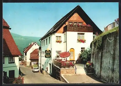 AK Forbach-Bermersbach, Gasthaus-Pension Sternen mit Hotel Elise, Bes. Günter Fritz