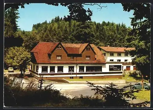 AK Gernsbach im Murgtal, Hotel Gasthaus zur Nachtigall, Bes. Fam. W. Kienzler, Aussenansicht