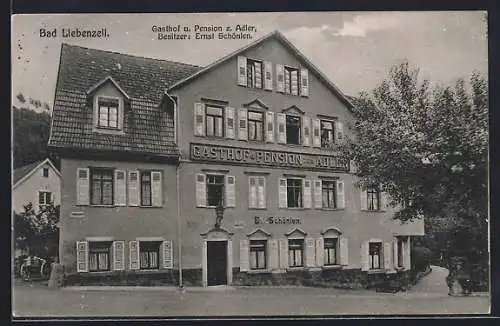 AK Bad Liebenzell, Gasthof & Pension z. Adler, Besitzer: Ernst Schönlein