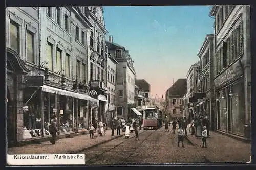 AK Kaiserslautern, Geschäft von H. Litzius in der Marktstrasse