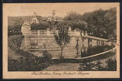 AK Bad Dürkheim, Ostertag-Denkmal im Kurgarten