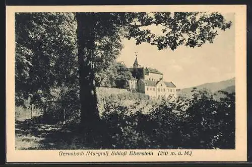 AK Gernsbach /Murgtal, Schloss Eberstein