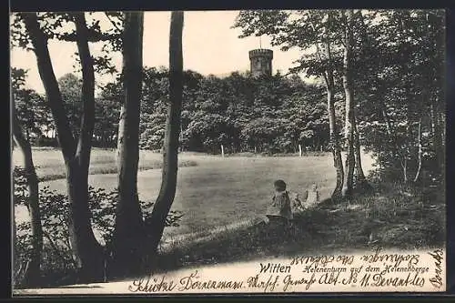 AK Witten, Helenenturm auf dem Helenenberge