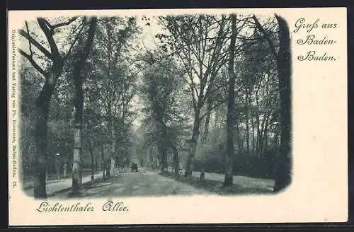 AK Baden-Baden, Lichtenthaler Allee