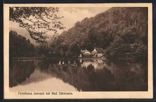 AK Bad Dürkheim, Sicht zum Forsthaus Isenach