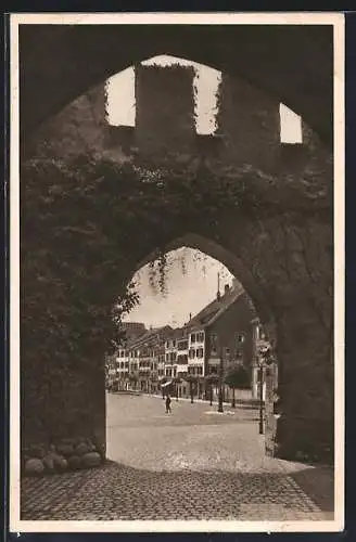 AK Konstanz, Blick durch das Schnetztor