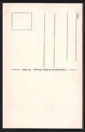 Künstler-AK Lindau i. B., Der Pulverturm