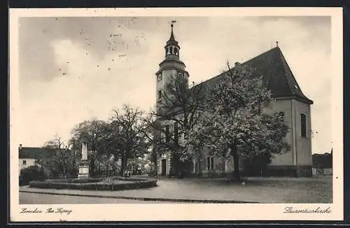 AK Zwenkau /Bez. Leipzig, Laurentuskirche