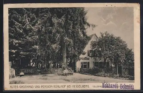 AK Heidelberg, Altes Gasthaus und Pension Kohlhof