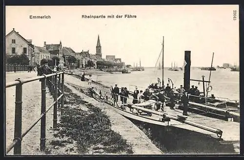 AK Emmerich, Rheinpartie mit der Fähre