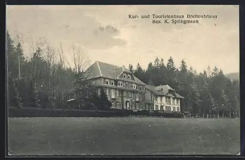 AK Sasbachwalden, Kur- und Touristenhaus Hotel Breitenbrunnen von K. Springmann