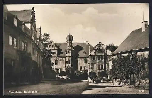 AK Glauchau, Partie im Schlosshof