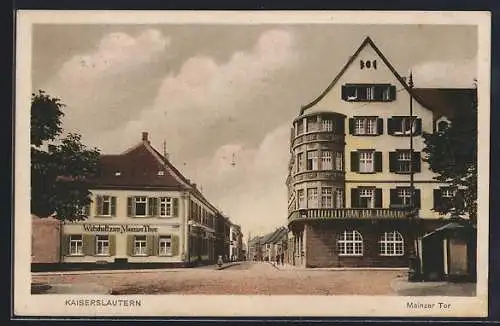 AK Kaiserslautern, am Gasthaus zum Mainzer Tor