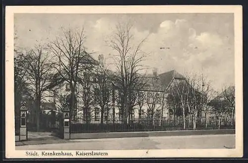 AK Kaiserslautern, Blick aufs städt. Krankenhaus