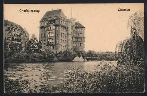 AK Berlin-Charlottenburg, Partie am Lietzensee