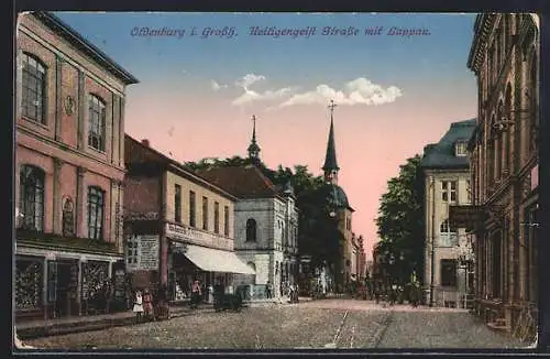 AK Oldenburg i. Grossh., Heiligengeiststrasse mit Lappau