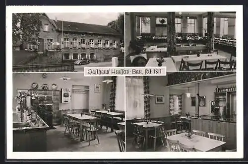 AK Otterberg /Pfalz, Gasthaus Heussers-Bau, Bes. Lisbeth Scherer, Hauptstrasse 23