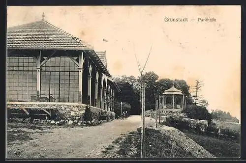 AK Grünstadt / Pfalz, Gasthof Parkhalle